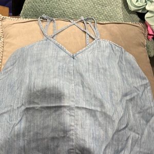 RVCA blue tank top denim